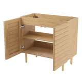 Daniel Modern 2-Shelf Bath Vanity Cabinet (Sink Basin not Included)