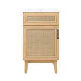 Redford Modern 2-Shelf Bath Vanity Cabinet (Sink Basin not Included)