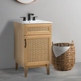 Redford Modern 2-Shelf Bath Vanity Cabinet (Sink Basin not Included)