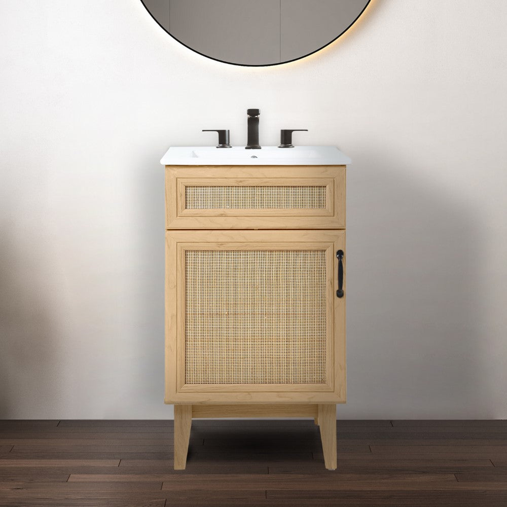 Redford Modern 2-Shelf Bath Vanity Cabinet (Sink Basin not Included)