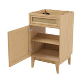 Redford Modern 2-Shelf Bath Vanity Cabinet (Sink Basin not Included)