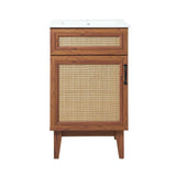 Redford Modern 2-Shelf Bath Vanity Cabinet (Sink Basin not Included)