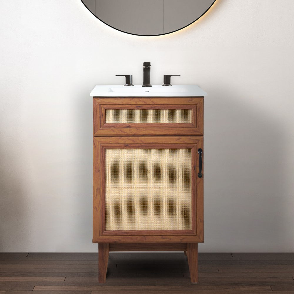 Redford Modern 2-Shelf Bath Vanity Cabinet (Sink Basin not Included)