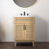 Redford Modern 2-Shelf Bath Vanity Cabinet (Sink Basin not Included)