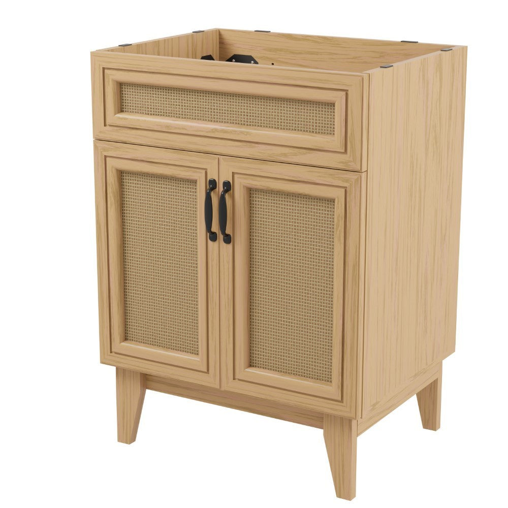 Redford Modern 2-Shelf Bath Vanity Cabinet (Sink Basin not Included)