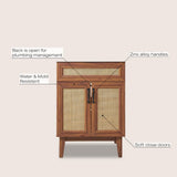 Redford Modern 2-Shelf Bath Vanity Cabinet (Sink Basin not Included)