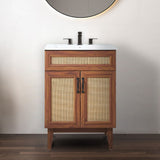 Redford Modern 2-Shelf Bath Vanity Cabinet (Sink Basin not Included)
