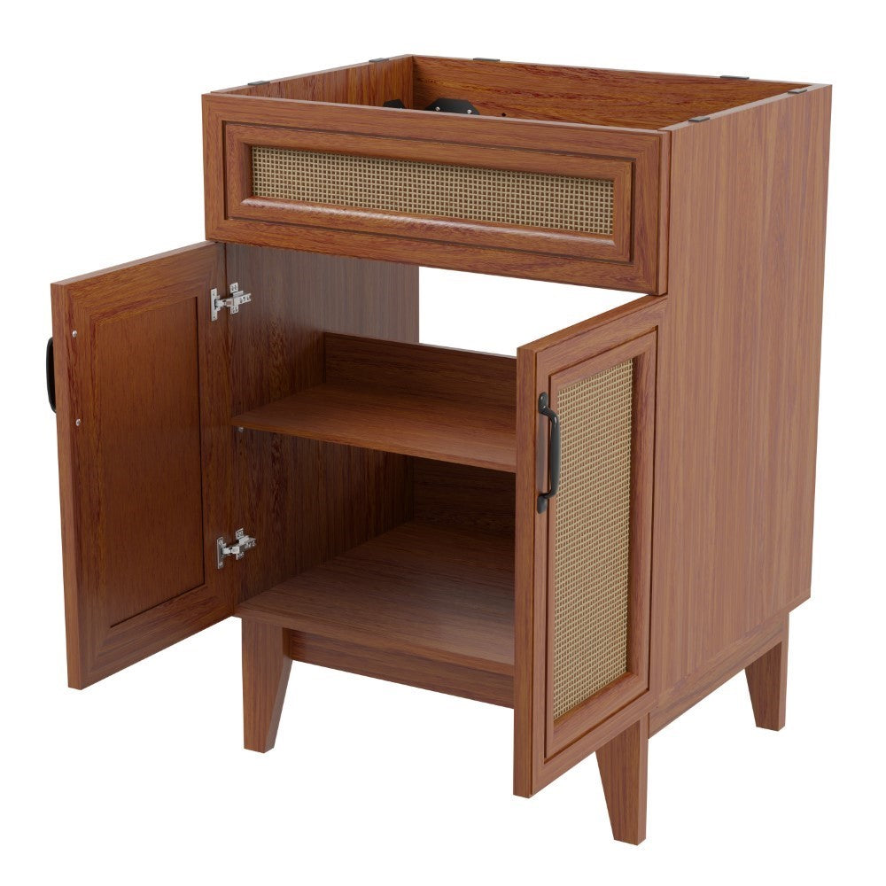 Redford Modern 2-Shelf Bath Vanity Cabinet (Sink Basin not Included)