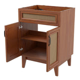 Redford Modern 2-Shelf Bath Vanity Cabinet (Sink Basin not Included)