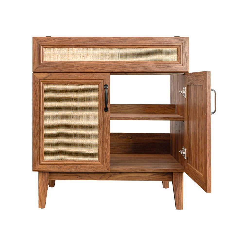 Redford Modern 2-Shelf Bath Vanity Cabinet (Sink Basin not Included)