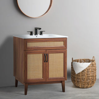 Redford Modern 2-Shelf Bath Vanity Cabinet (Sink Basin not Included)