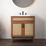 Redford Modern 2-Shelf Bath Vanity Cabinet (Sink Basin not Included)