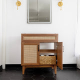 Redford Modern 2-Shelf Bath Vanity Cabinet (Sink Basin not Included)