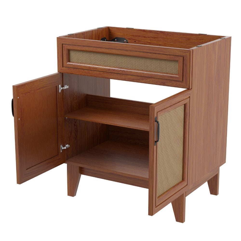 Redford Modern 2-Shelf Bath Vanity Cabinet (Sink Basin not Included)