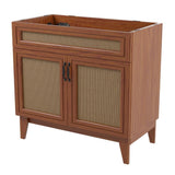 Redford Modern 2-Shelf Bath Vanity Cabinet (Sink Basin not Included)