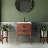 Evara Modern Classic 1-Drawer Bath Vanity Base Only (Sink Basin Not Included)