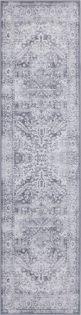 Vintaro Vintage Medallion Border Machine-washable Area Rug