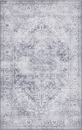 Vintaro Vintage Medallion Border Machine-washable Area Rug