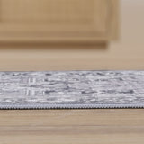 Vintaro Vintage Medallion Border Machine-washable Area Rug
