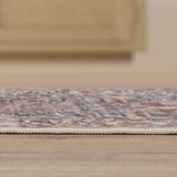 Vintaro Vintage Medallion Border Machine-washable Area Rug