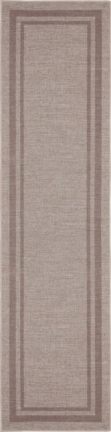 Aspen Double Border Non-slip Machine-washable Area Rug