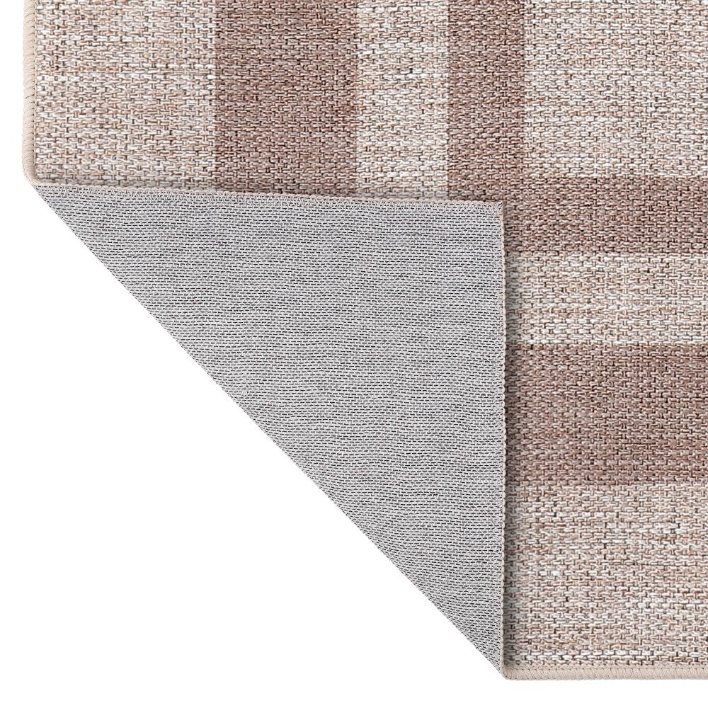 Aspen Double Border Non-slip Machine-washable Area Rug