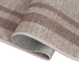 Aspen Double Border Non-slip Machine-washable Area Rug