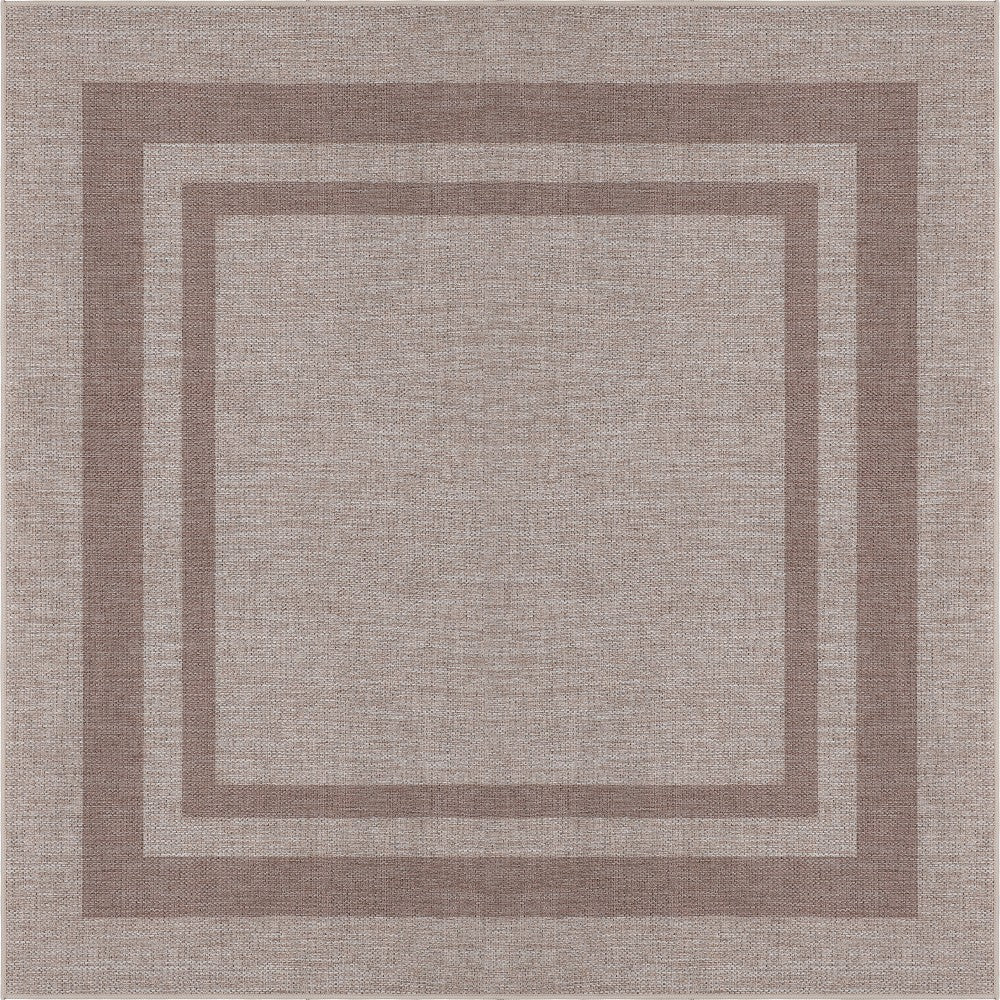Aspen Double Border Non-slip Machine-washable Area Rug
