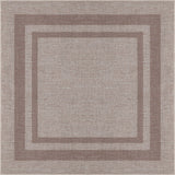 Aspen Double Border Non-slip Machine-washable Area Rug