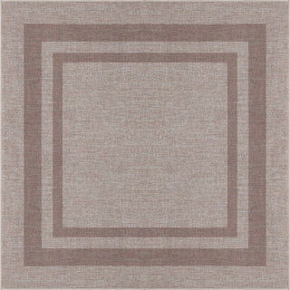 Aspen Double Border Non-slip Machine-washable Area Rug