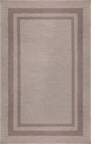 Aspen Double Border Non-slip Machine-washable Area Rug
