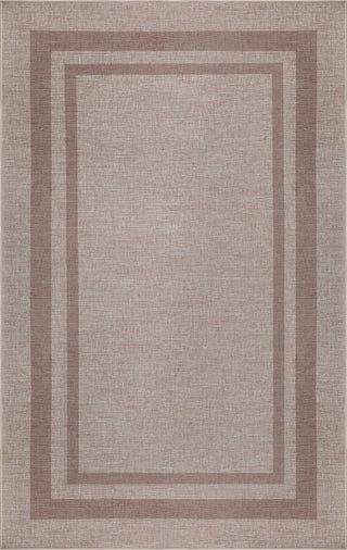 Aspen Double Border Non-slip Machine-washable Area Rug