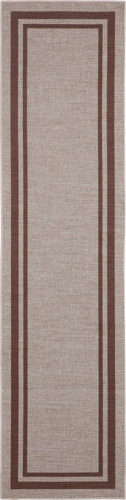 Aspen Double Border Non-slip Machine-washable Area Rug
