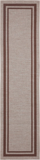 Aspen Double Border Non-slip Machine-washable Area Rug