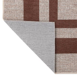 Aspen Double Border Non-slip Machine-washable Area Rug