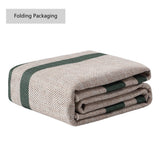 Aspen Double Border Non-slip Machine-washable Area Rug