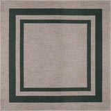 Aspen Double Border Non-slip Machine-washable Area Rug