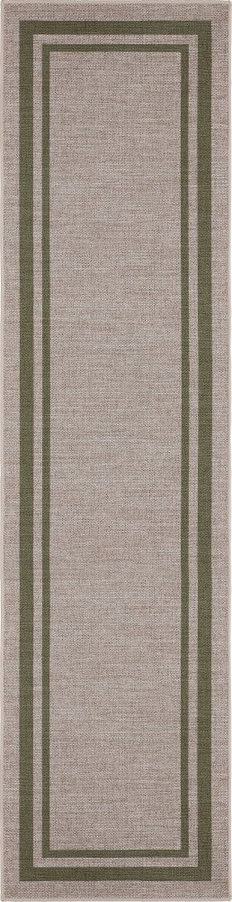 Aspen Double Border Non-slip Machine-washable Area Rug