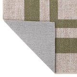 Aspen Double Border Non-slip Machine-washable Area Rug