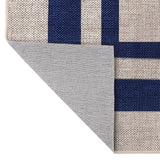Aspen Double Border Non-slip Machine-washable Area Rug