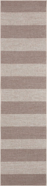Laurel Cabana Stripe Non-slip Machine-washable Area Rug
