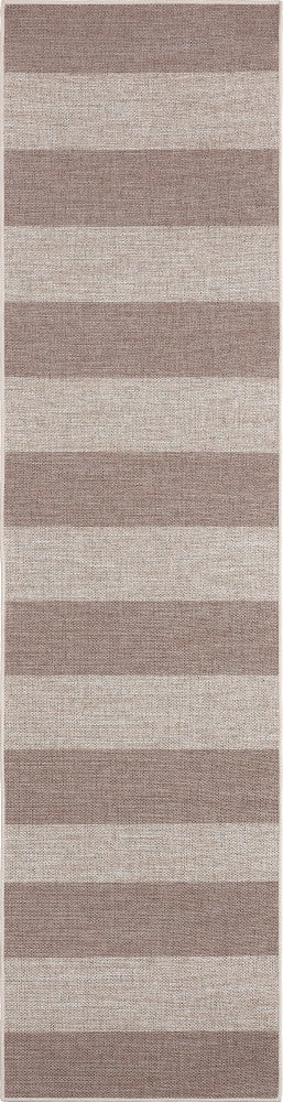 Laurel Cabana Stripe Non-slip Machine-washable Area Rug