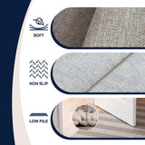 Laurel Cabana Stripe Non-slip Machine-washable Area Rug