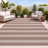Laurel Cabana Stripe Non-slip Machine-washable Area Rug