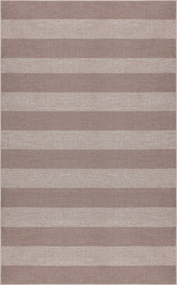Laurel Cabana Stripe Non-slip Machine-washable Area Rug