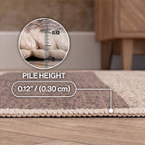 Laurel Cabana Stripe Non-slip Machine-washable Area Rug