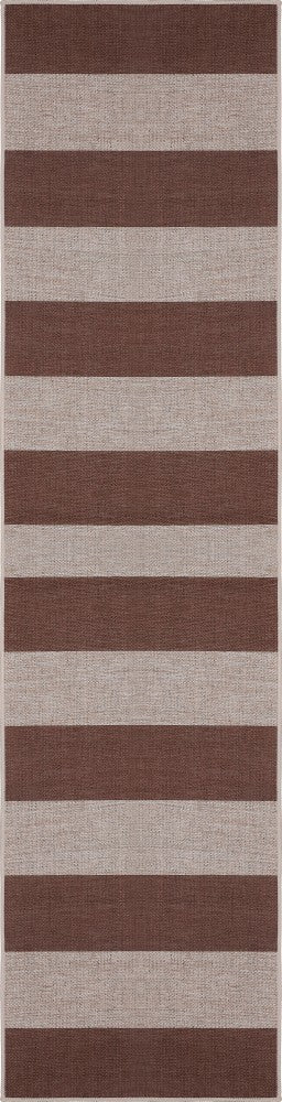 Laurel Cabana Stripe Non-slip Machine-washable Area Rug