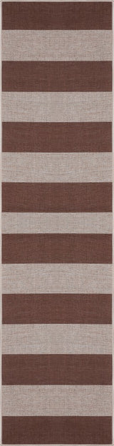 Laurel Cabana Stripe Non-slip Machine-washable Area Rug