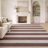 Laurel Cabana Stripe Non-slip Machine-washable Area Rug