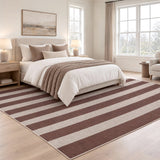 Laurel Cabana Stripe Non-slip Machine-washable Area Rug